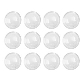 12 Pcs Transparent Clear Plastic Outlet Covers, Shock Prevention Child Safe Easy Install Electrical Protector Safety Improved Baby Outlet Plug Covers