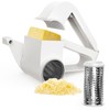 Cheese Grater with Handle, Rotary Cheese Grater,Vegetable, Chocolate, Hard Cheese