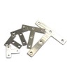 (6 Pieces) 120x120x2mmAngle Connector Corner Brackets (Thickness 2mm) Stainless Steel
