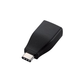 エレコム USBケーブル Type C 変換アダプタ (USB A to USB C) USB3.1(Gen1)準拠 3A出力 最大5Gbps ブラック USB3-AFCMADBK