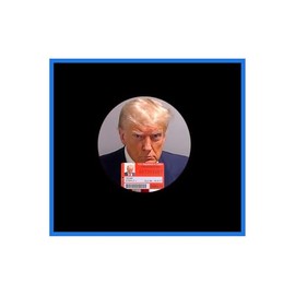 The Most Wanted Inmate Anti-Political Pinback Button Badge 3" for Jackets, Backpacks Trump.