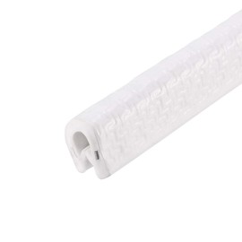 uxcell Edge Trim U Seal White PVC Plastic U Channel Edge Protector Fits 1/64'' - 1/16'' Edge 10 Feet Length