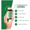 Lifeed Digestión Probióticos Prebióticos Fibra Enzimas Vitc Sabor Sin sabor