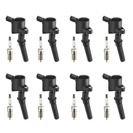 APSZOTE Ignition Coil Pack Set of 8 Pcs DG508 & for Motorcraft Spark Plug SP479 compatible with Ford 4.6L 5.4L V8 DG457 DG472 DG491 F-150 F-250