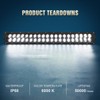 Mofun 180W 32" LED Light Bar w/Remote Switch Wiring Kit