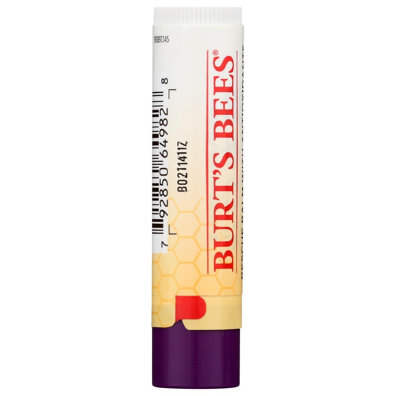 Burts Bees Elderberry Rescue Lip Balm, 0.15 OZ