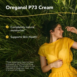 NORTH AMERICAN HERB & SPICE NORTH AMERICAN HERB & SPICE Oreganol P73 Cream - 2 oz. - Potent, Natural Moisturizer - Oreganol P73 Oregano Oil, Honey, Propolis, Royal Jelly, Oil of Hypercium, Lavender, Extra Virgin Olive Oil