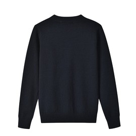 SMILING PINKER Boys' Cardigan Children's Cotton V-Neck Cardigan with Button Placket, Dark Navy