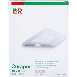 CURAPOR Sterile Wound Dressing 8 x 10 cm Pack of 5