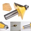 KATUR 45 Degree Chamfer and Edge Router Bit, Carbide Chamfer