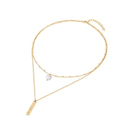 Valero Pearls 32018602 Women's Necklace Stainless Steel Freshwater Pearl, Stainless Steel, Freshwater cultured pearl