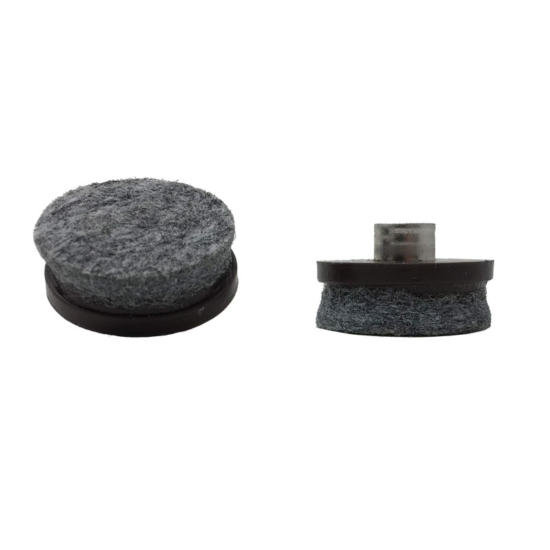 1" Dia. Heavy Duty Felt Nail-on Slider Glide Pads for