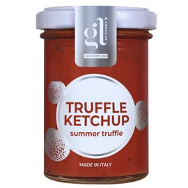 GL Truffle GOURMET LINE Italian Truffle Ketchup, 100 gm (3.5 oz), Italian Tomato Ketchup Infused with Black Truffles, French Fries Dip, Non GMO, Vegan