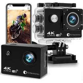 Falcon Electronics Platinum 4K IP69K Waterproof Sports Cam - Action Cam with 10+ Mounts Included, Long Battery Life