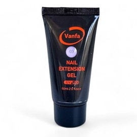 VANFA Nail Extension Gel polygel (Light Pink #3, 2 OZ)