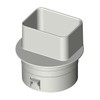 StormDrain Downspout Adapter Offset Landscaping Drain Pipe 2-in. x 3-in.