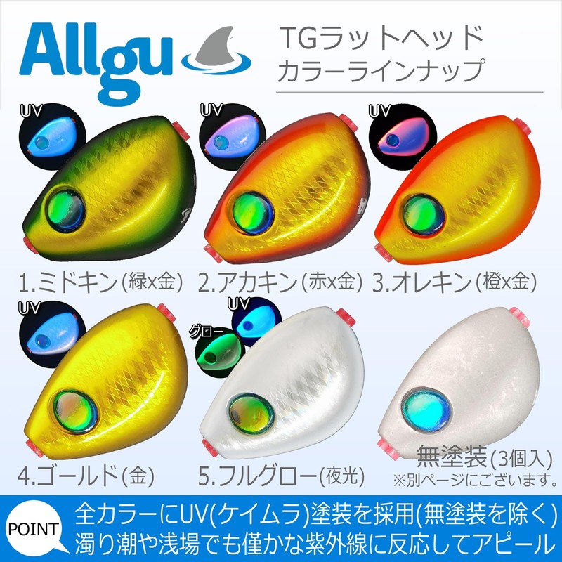 Allgu Tungsten TG Head Rat Head, 6.3 oz (160 g),