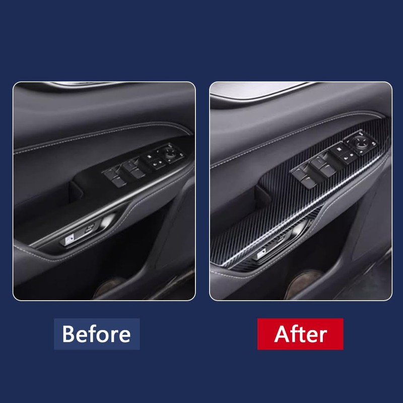 JIEOSDIN Car Accessories Inner Window Lift Door Lock Switch Control