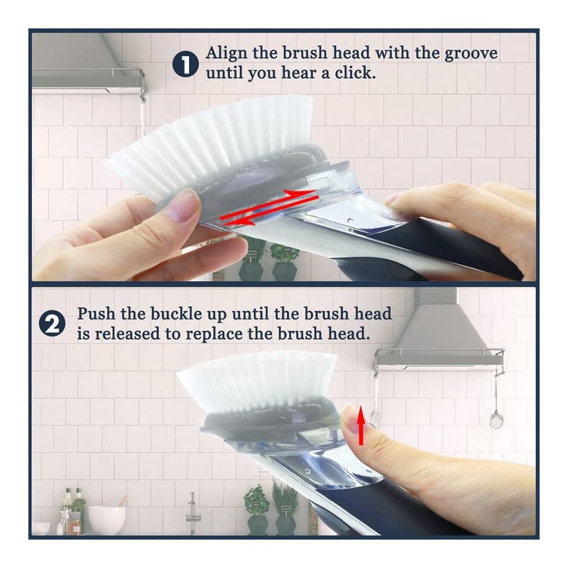 Brush Refills for OXO Dish Brush - 4 Pack Dish