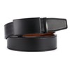 CHAOREN Men’s Automatic Leather Ratchet Belt without Holes, for Business
