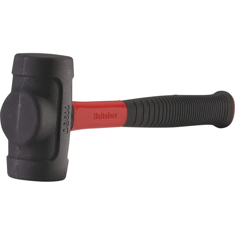 Hultafors 823411 Dead Blow Hammer DB 600", Black/red