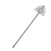 Bristol Novelty BA2130 Silver Wand with Stones | for Women