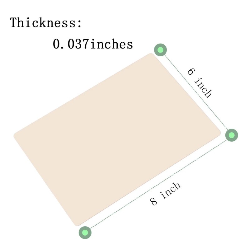 CHIITEK 15 PCS Blank Tattoo Practice Skins,Microbla