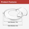 3.5 Qt Pouring Shield for KitchenAid Artisan Mini Tilt-Head Mixer