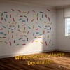 300PCS Confetti Wall Decals, Removable Peel and Stick Sprinkle Wall
