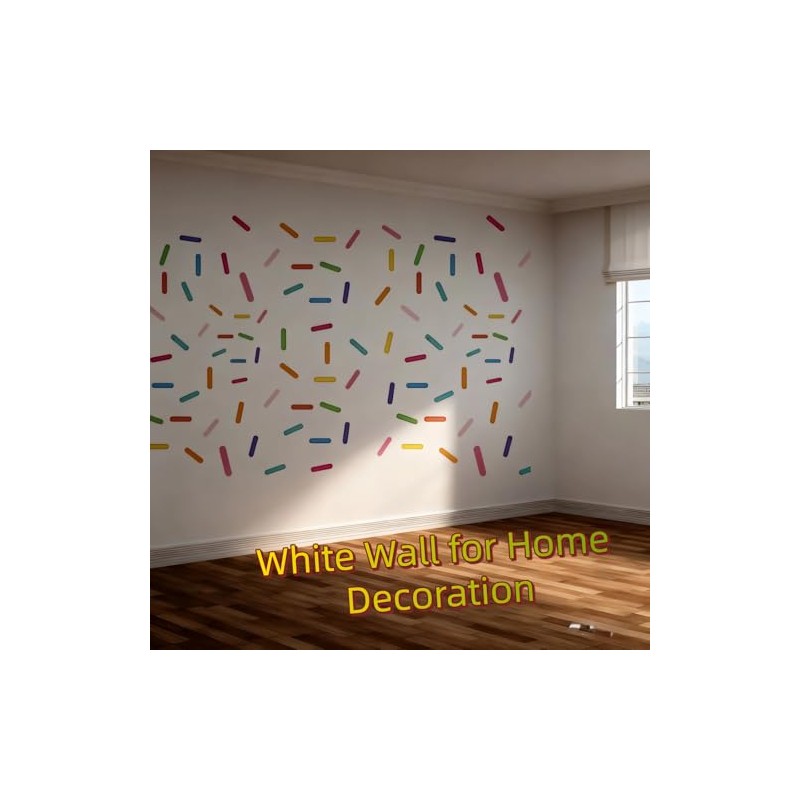 300PCS Confetti Wall Decals, Removable Peel and Stick Sprinkle Wall