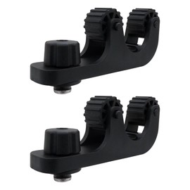 INGQI 2 PCS Extend Kayak Paddle Holder Kayak Track Mount Accessories for Holding Standard Paddle, Kayak Oar Holder Kayak Rail Accessories for anchor poles, and fishing rods