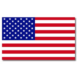 Magnet Me Up Patriotic American Flag Automotive Magnet - 7x12 Inches, Red White and Blue, Heavy-Duty Magnetic Vinyl for Car, Truck, SUV - Showcase Your Patriotism with This Bold Auto Magnet
