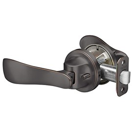 Yale P5201K01 Navis Paddle Lever, Hands-free opening – Push with your hip, Privacy, Oil-Rubbed Bronze