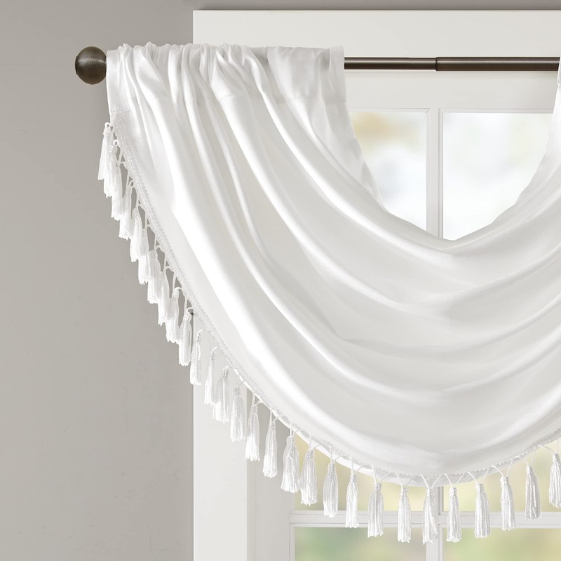 JLA Home INC Madison Park Elena Waterfall Embellished Faux Silk
