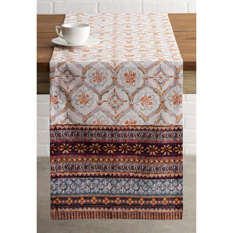Maison d' Hermine Fair Isle 100% Cotton Table Runner Farmhouse
