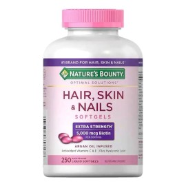 Hair Skin And Nails 5000mcg Vitaminas Para Adultos Nature's