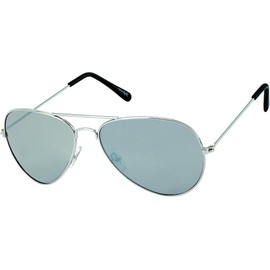 Chic-Net sunglasses unisex oval sunglasses Pornobrille pearlescent silver mirrored oval glasses 400UV