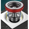 Shower Drain backflow Preventer, Odor-Proof Drain core, one-Way Drainage Valve,