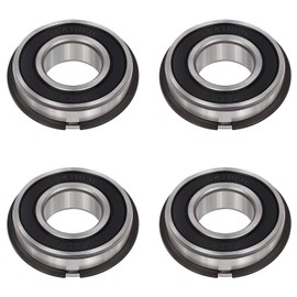 4 Pack Garage Door Torsion Spring Precision Bearings ID 1" x OD 2", Rotating Smooth, Quiet, High Load and Durable