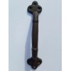Clover 8 1/2" Barn Door Gate Pull Handle Distressed Brown