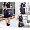 Eolluka School Bag, A4 Shoulder Bag, Nylon Bag, High School