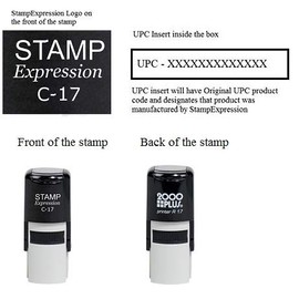 StampExpression - Polar Bear Self Inking Rubber Stamp - Black Ink (A-6019)