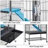 Yaheetech Metal Rolling Cage for Adult Rats/Ferrets/Chinchillas Small Animal Cage