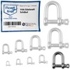 NietFullThings 2 pieces 13 mm stainless steel round shackles made