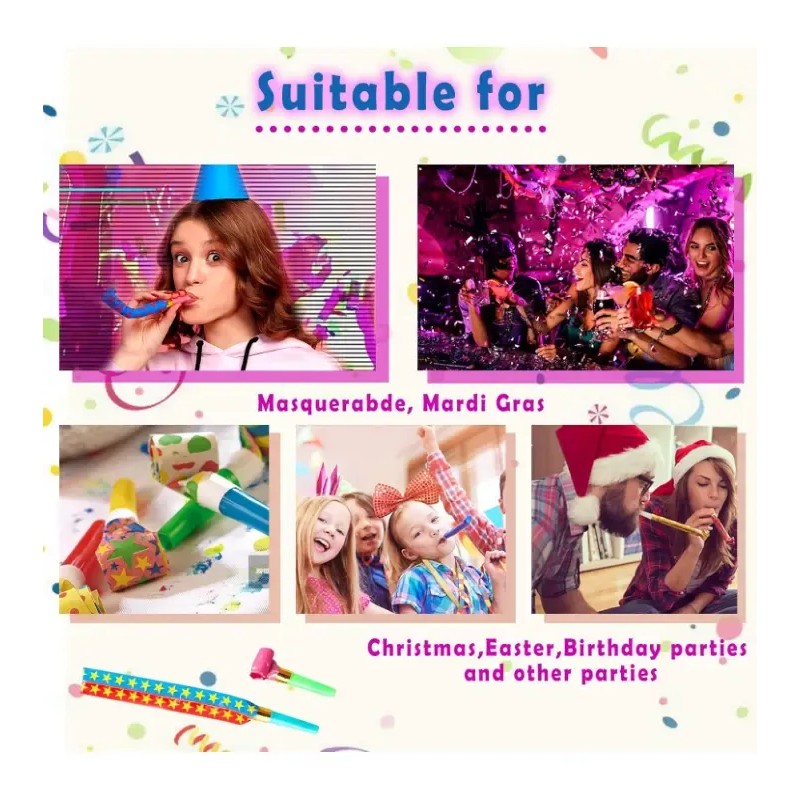 30 Silbidos Divertidos De Fiesta De Cumpleaños De Bocina