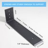 WEKIS 10 Inch Countertop Support Bracket, 3 Pack Solid Iron