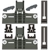 Romalon Upgraded W10350375 W10712395 Dishwasher Top Rack Adjuster Kit