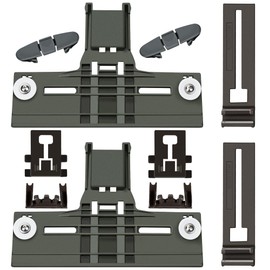 Upgraded W10712395 Dishwasher Top Rack Parts Set W10350375 For Kenmore 665 Dishwasher Whirlpool Dishwasher Parts wdt730pahz0 wdta50sahz0 wdt750sahz0 wdt970sahz0 Upper Rack parts by Romalon