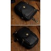 Men's Genuine Leather Small Messenger Shoulder Bag sattyerubagguhukkuuesutobaggu Multi-function Bag