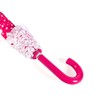 ShedRain Pink Polka Kids Umbrella - Pinch-Proof, Easy Grip Handle